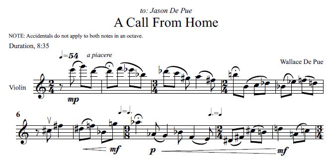 a call from home